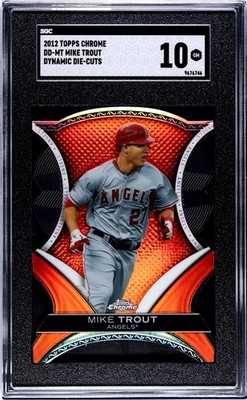 2012 Topps Chrome - Dynamic Die-Cuts Mike Trout #DD-MT