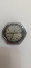 Vintage Soviet USSR mechanical watch Poljot Stadium 17J calendar Day/Date 1980s