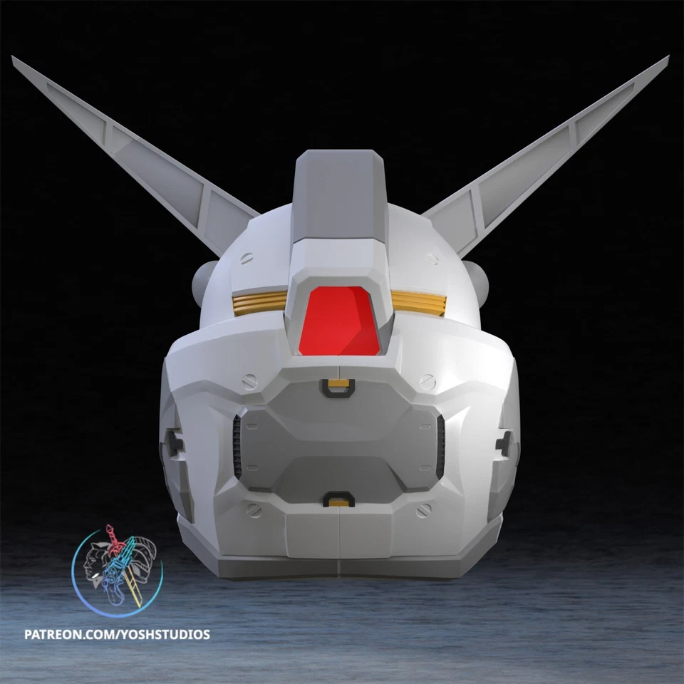 Casco con disfraces temático de Gundam Foto 4 de 4