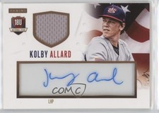 2014 Panini USA Baseball Box Set Signature Jerseys 63/99 Kolby Allard Auto 9cf