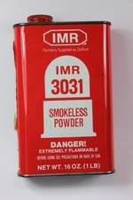 IMR 3031 Smokeless Powder 16 oz - EMPTY Metal Can - Collectible!