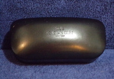 Coach New York Black Hard Clamshell Eye Glasses Case Eyeglass Sun Glasses