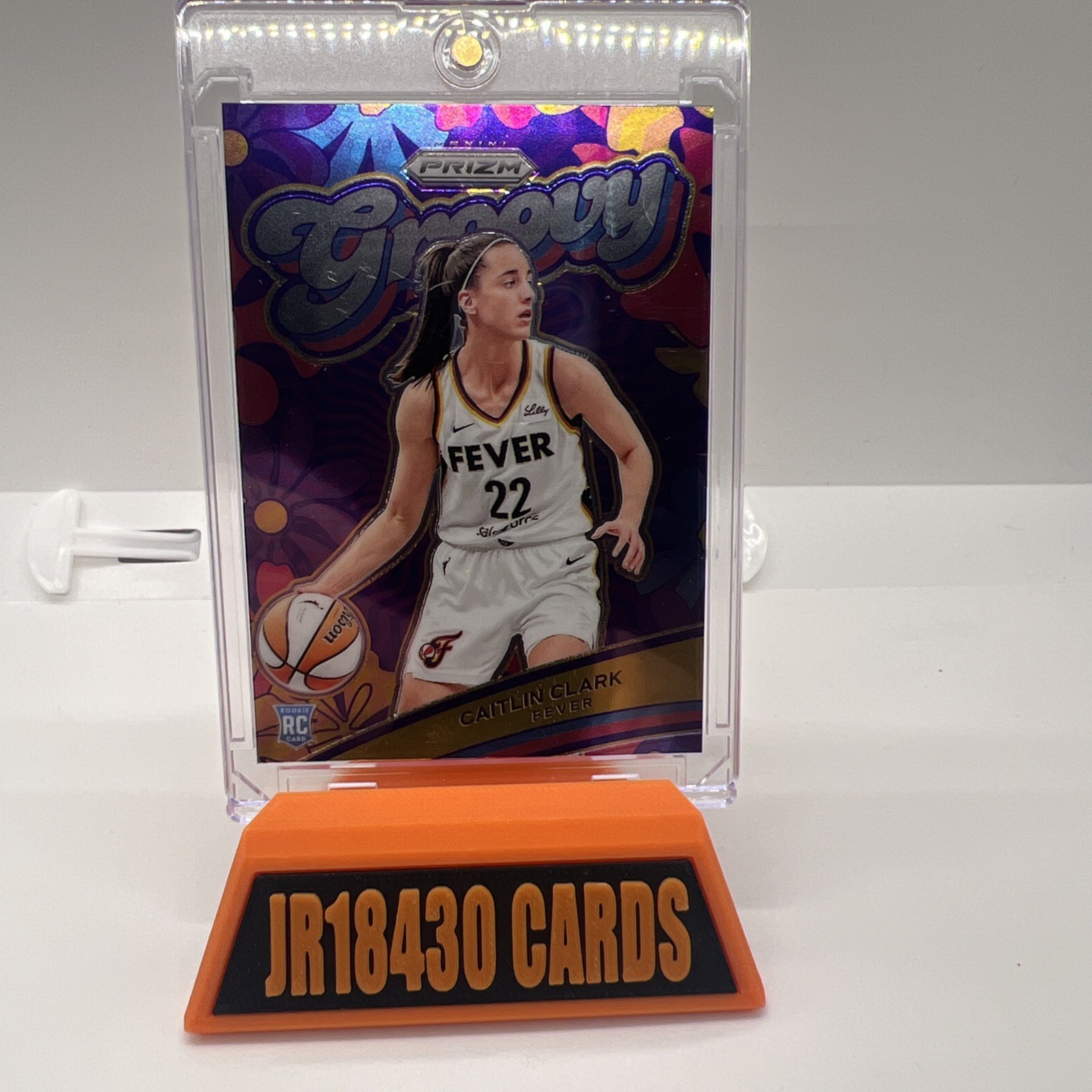 2024 Panini Prizm WNBA - Groovy Caitlin Clark #13 (RC) SP Indiana Fever
