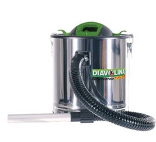 Bidone Aspiracenere Camini, Stufe pellet, Barbecue Motore 1000W, 18L filtro HEPA