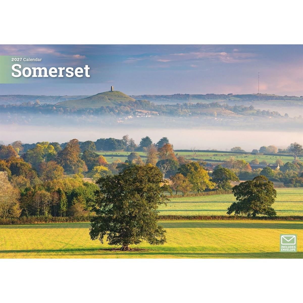 Somerset A4 Calendar 2027, Wall Calendars, Month To View, Travel, Gift - Image 3