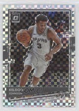 2020-21 Panini Donruss Optic Checkerboard Prizm Keldon Johnson #10 t5p