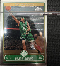 2007 Topps Chrome Rajon Rondo Rookie #201 Boston Celtics Basketball NBA Card. rookie card picture