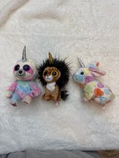 Ty Beanie Boo w/ unicorn horn set