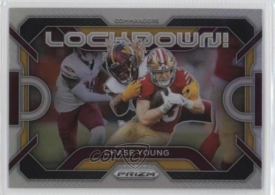 2023 Panini Prizm Lockdown Silver Prizm Chase Young #LD-15 0wp8
