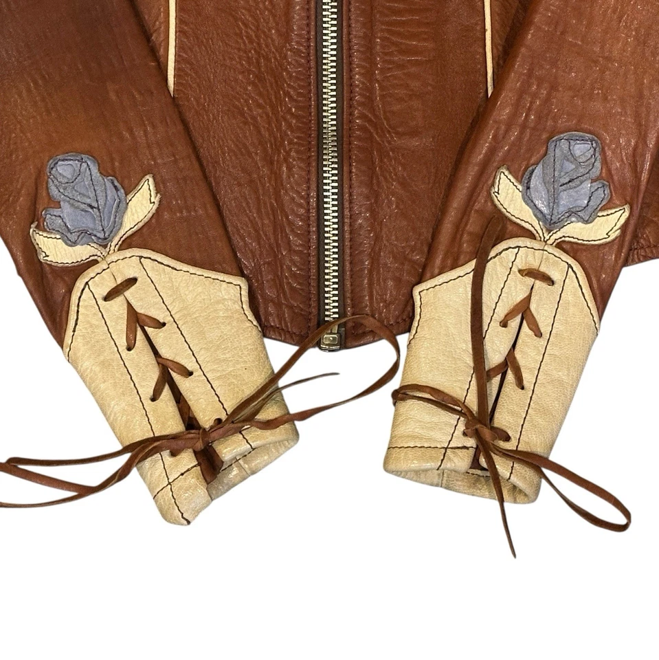 Chaqueta de rodeo East West Musical Instruments Co años 70 San Francisco rara Foto 4 de 4