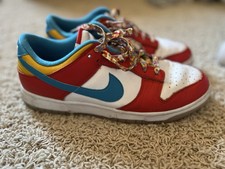 Nike Men  s Fruity Pebbles Dunks Shoes Size 9 Red Blue Multicolor