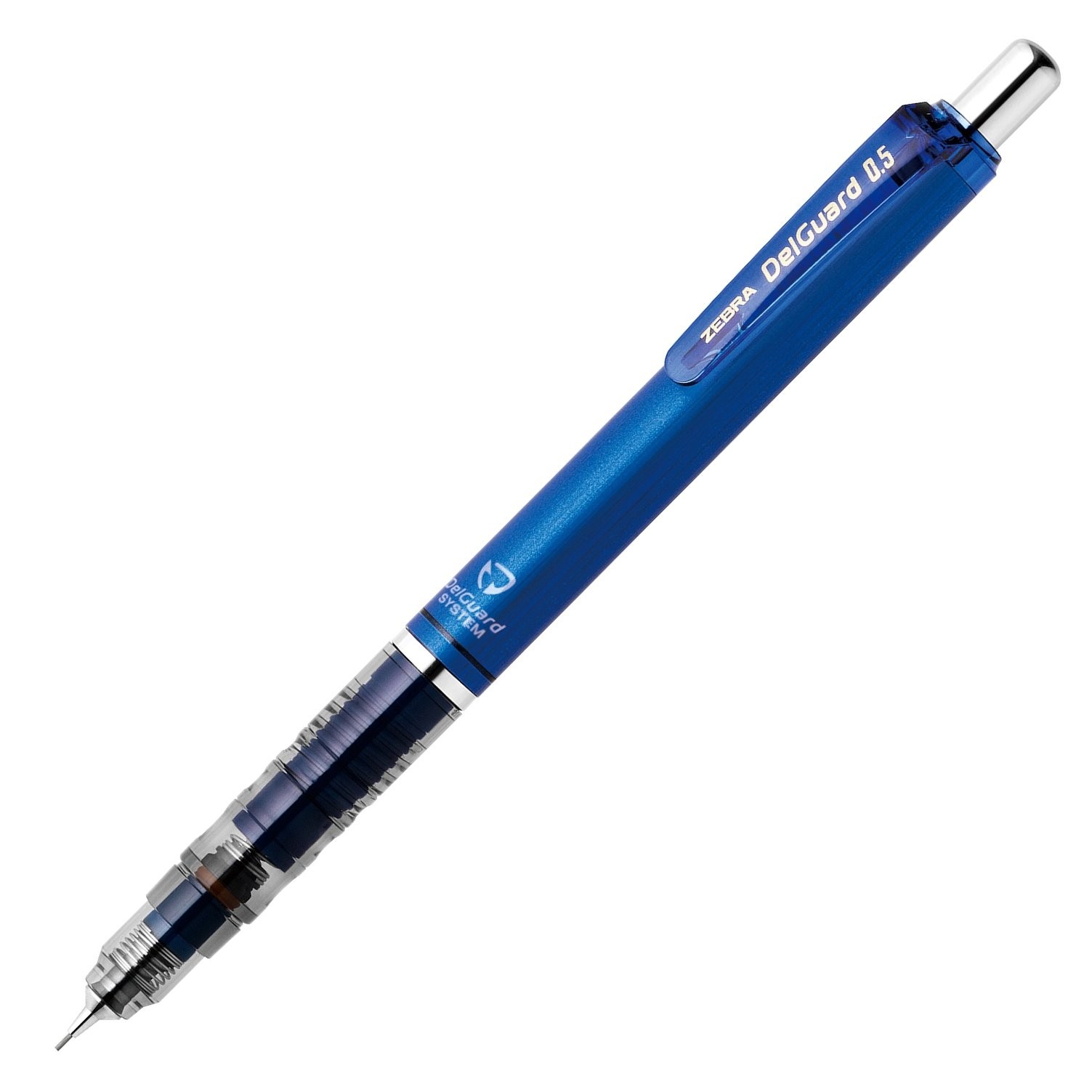 Zebra DelGuard 0.5mm Lead Mechanical Pencil, Blue 1 Count (P
