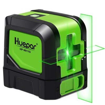 Huepar Laser Level, 100Ft Self Leveling Green Cross Line Laser for Picture Ha...