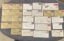 Norwalk Connecticut Murvon Seed Co South Postal Cover Lot Of 25 1942