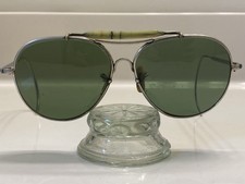 Vintage WWII Aviator AO American Optic Ful-Vue Aviation Pilot Sunglasses
