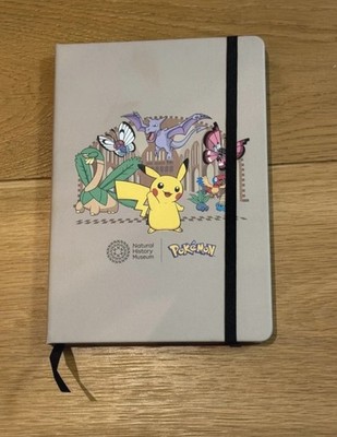 Pokemon X Natural History Museum Collab Pikachu Exclusive Notebook Journal