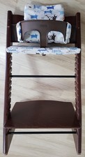 Stokke Tripp Trapp 2014 Hochstuhl+Babyset  +Sitzkissen Walnuss Braun ❤❤❤