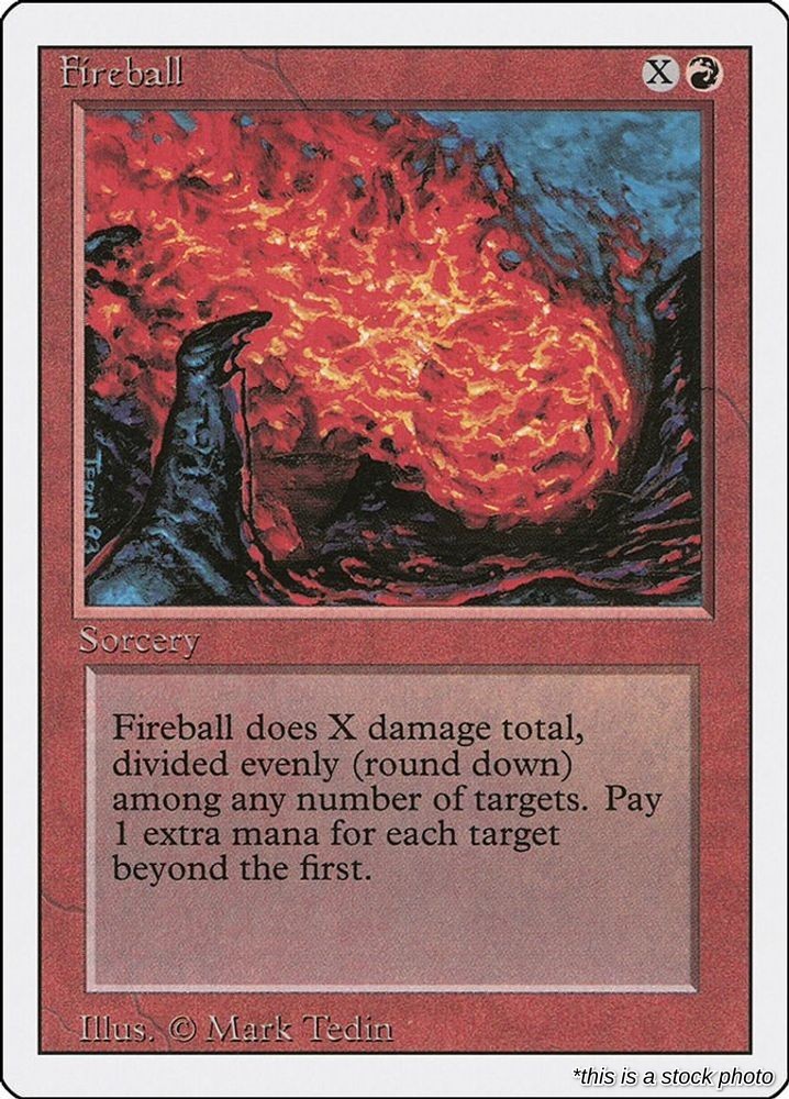 Magic- Fireball [(3ED) - 150] NM Common