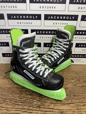 Bauer XLS Tuk Senior Ice Hockey Skates Black - White - Green Size UK 9 - EU 43