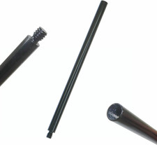 Metal Tripod Extender Tube - 6" Extension Rod with 1/4"-20 Female Male Threads