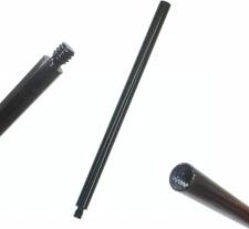 Metal Tripod Extender Tube - 6" Extension Rod with 1/4"-20 Female & Male Threads