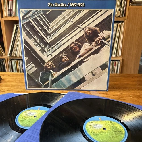 BEATLES  1967-1970 - DOUBLE VINYL LP - PCS 7181 - UK EX/EX - FAST POST