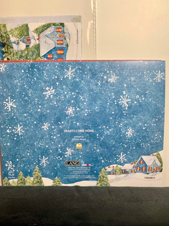 Set of 2! Christmas Cards! Gorgeous LANG Hearts Come Home - Image 3 of 4