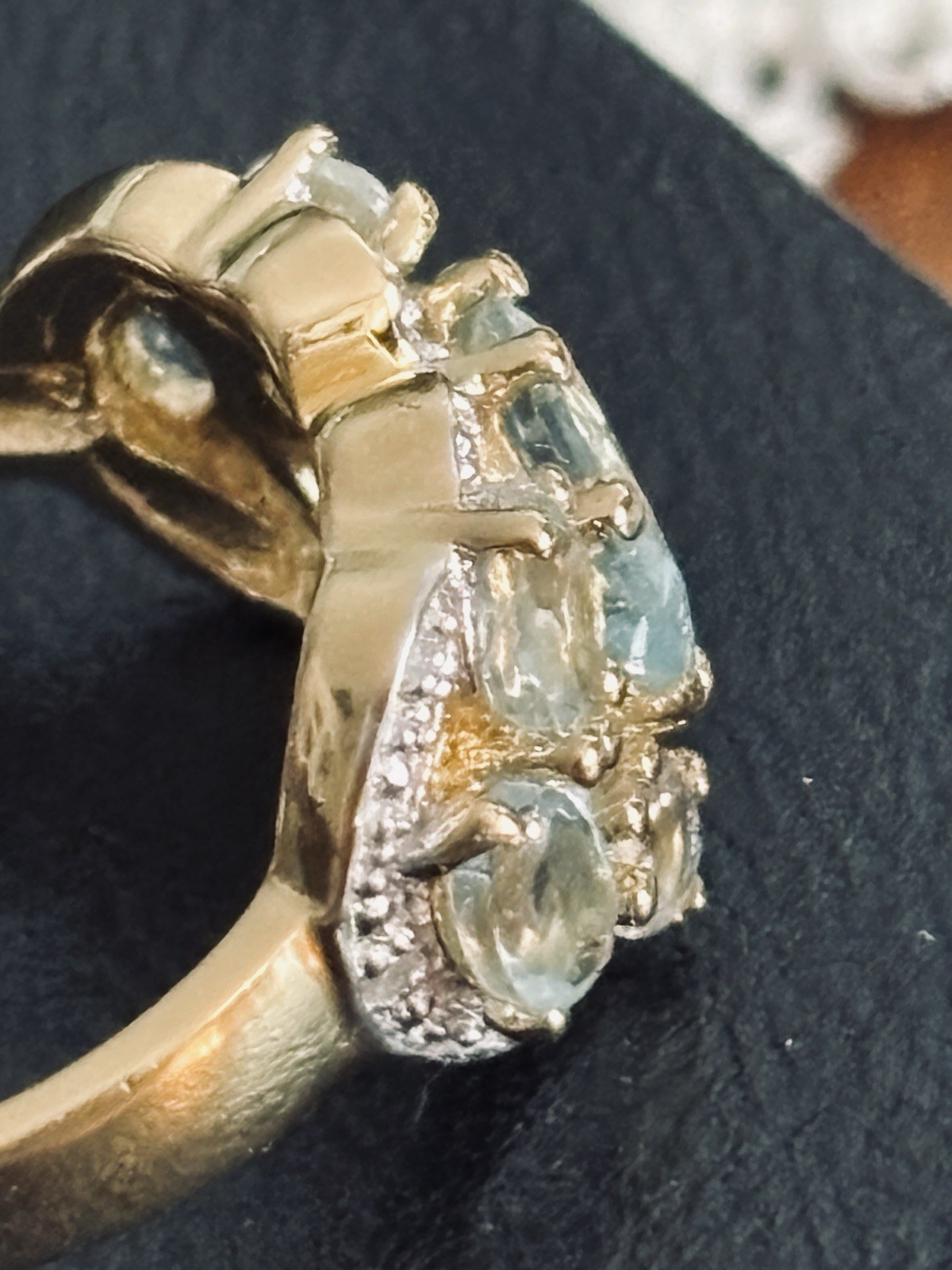 14K Gold Over Solid Sterling Silver Diamonds, 3.2… - image 8