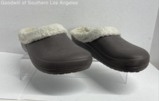 Women's Sheepskin Lined Clogs Size 9
