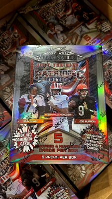 2026 Wild Card JUST THE HITS Patriotic Edition Football 250th