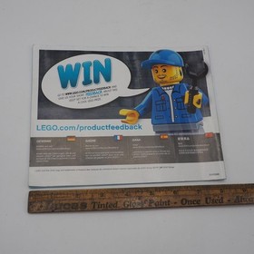 LEGO City 60116 City Ambulance Plane Instruction Manual Only