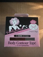 Hollywood secret fashion Body Contour/Sculpt Tape *DARK*new body tape