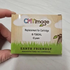 CMY Image Cyan E-T252XL Replacement Ink Cartridge New Sealed Earth Friendly