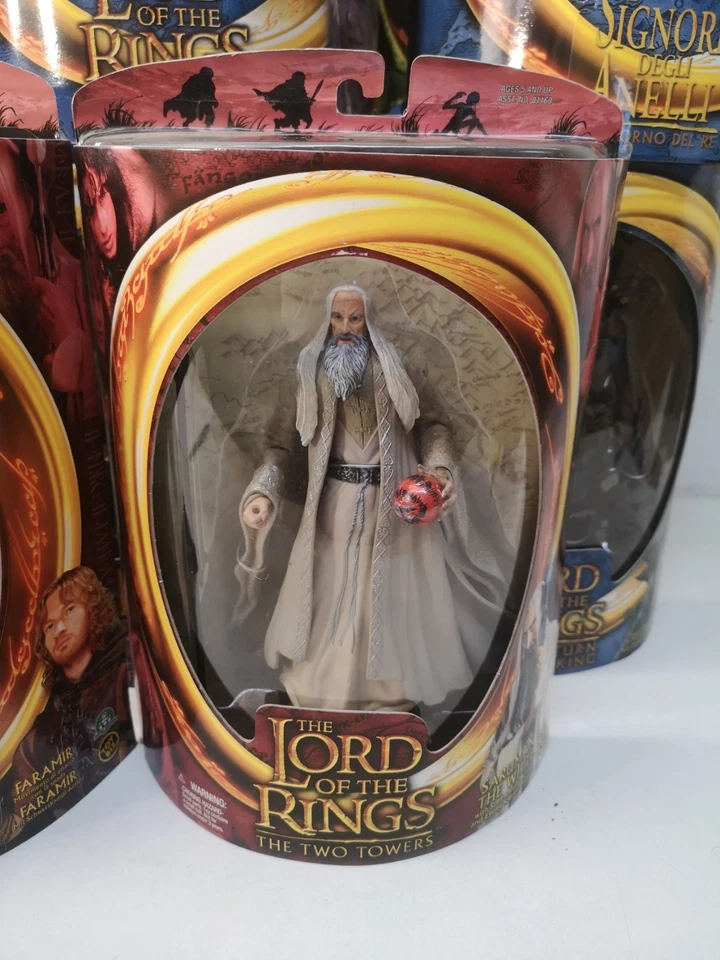Lotto 14x Personaggi Signore Degli Anelli ToyBiz Action Figure Sigillati-G1 - Immagine 3 di 4
