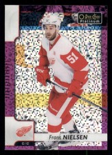 2017-18 O-Pee-Chee Platinum Violet Pixels #73 Frans Nielsen