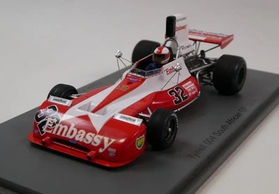 Tyrrell 004 #32 Eddie Keizan South African GP 1974 in 1:43 scale by Spark