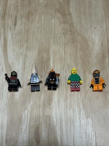 Lego Mini figure: Star Wars, Ninja Snake , Jester Etc. Lot Of 5