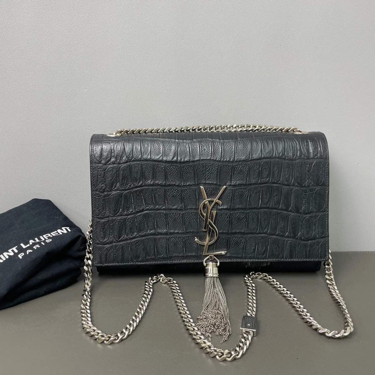 Saint Laurent Silver Bags & Handbags for Women for sale | eBay
