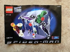 LEGO 1374 Studios Spider-Man Green Goblin Complete w/ Mini-figures & Manual