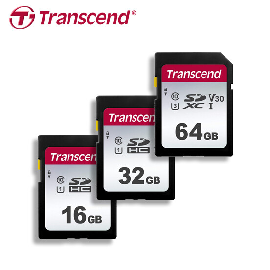 Transcend 16G 32G 64G 300S SD Memory Card SDHC/XC C10 UHSI Speed up to