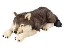 Wild Republic Jumbo Wolf Plush Giant Stuffed Animal Plush Toy Gifts for Kids 30"