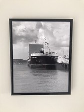 PHOTOGRAPH / PICTURE OF LARGE BOAT IN SOUTH OF ENGLAND 10? X 8? WALL ART PRINT