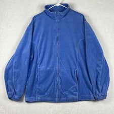 Champion Sweat Suit Womens Large Blue Sweat Set 2 piece Fleece Tracksuit Casual