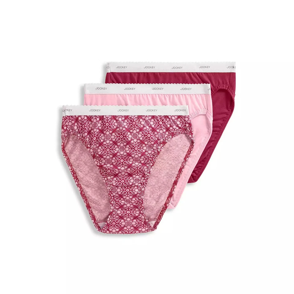 Women Jockey underwear 3-Pack Classics French-Cut Brief  color/ Fawning Geo - Image 2 of 4