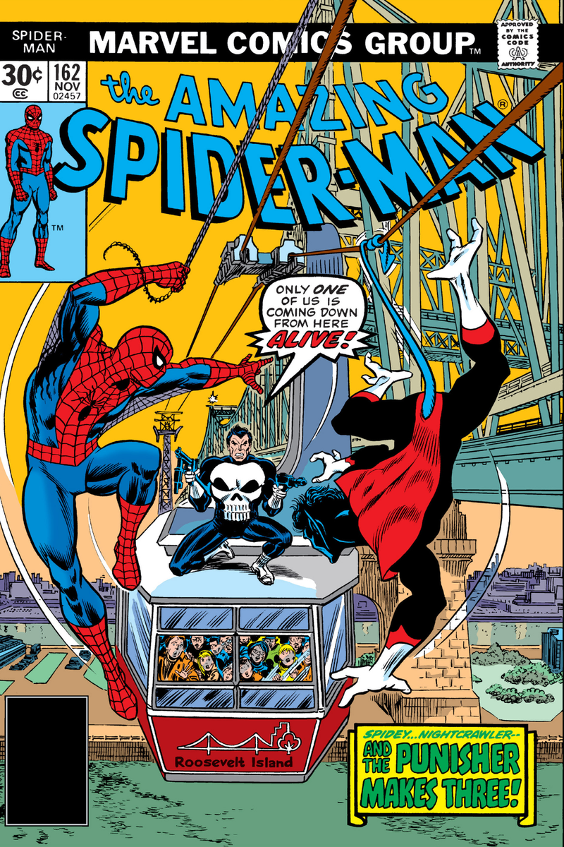 The Amazing Spider-Man Issue 162 Comic Book Poster Punisher