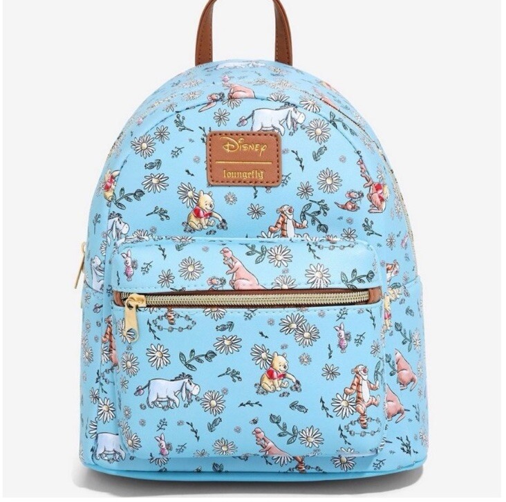 Disney Loungefly Winnie the Pooh Pastel Blue Backpack And Wallet s-l1200.png main image 3