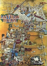 Pictorial Las Vegas Nevada Fun Map Wall Art Poster Print Decor
