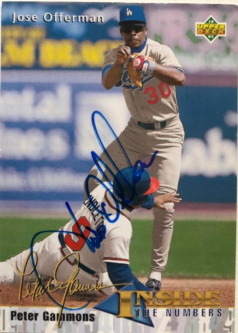 Jose Offerman Autographed 1993 Upper Deck #464