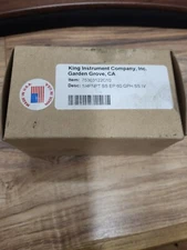 New King Instrument 75303122C10 Area Flow Meter 0-4scfm 1/4 FNPT SS EP 60 GPH SS