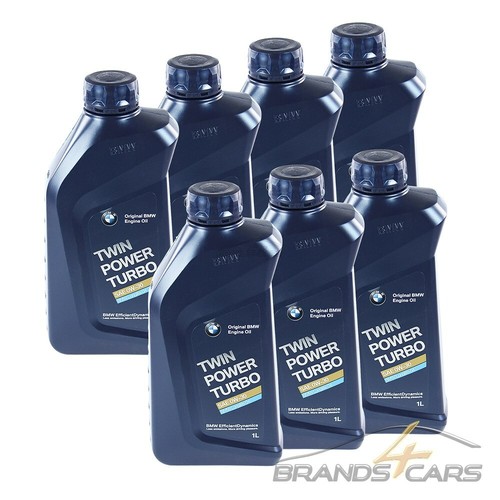 7x1L LITER FOR BMW TWIN POWER TURBO LONGLIFE-04 LL-04 0W-30 ENGINE OIL 31964035 - Picture 1 of 3